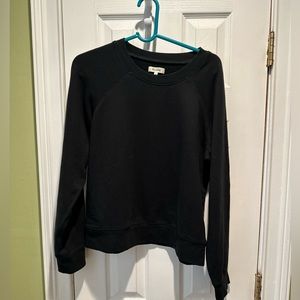 Madewell shrunken sweatshirt in black